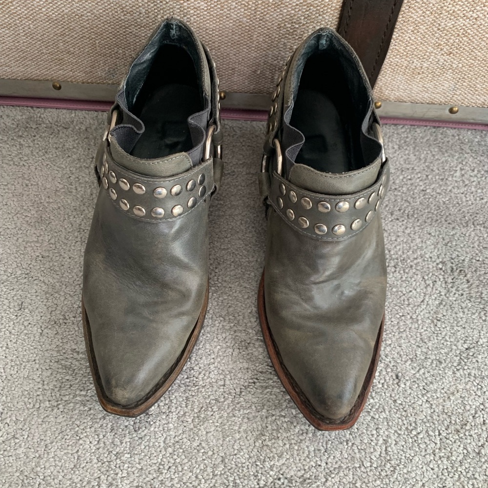 Jeffrey Campbell leather ankle boots